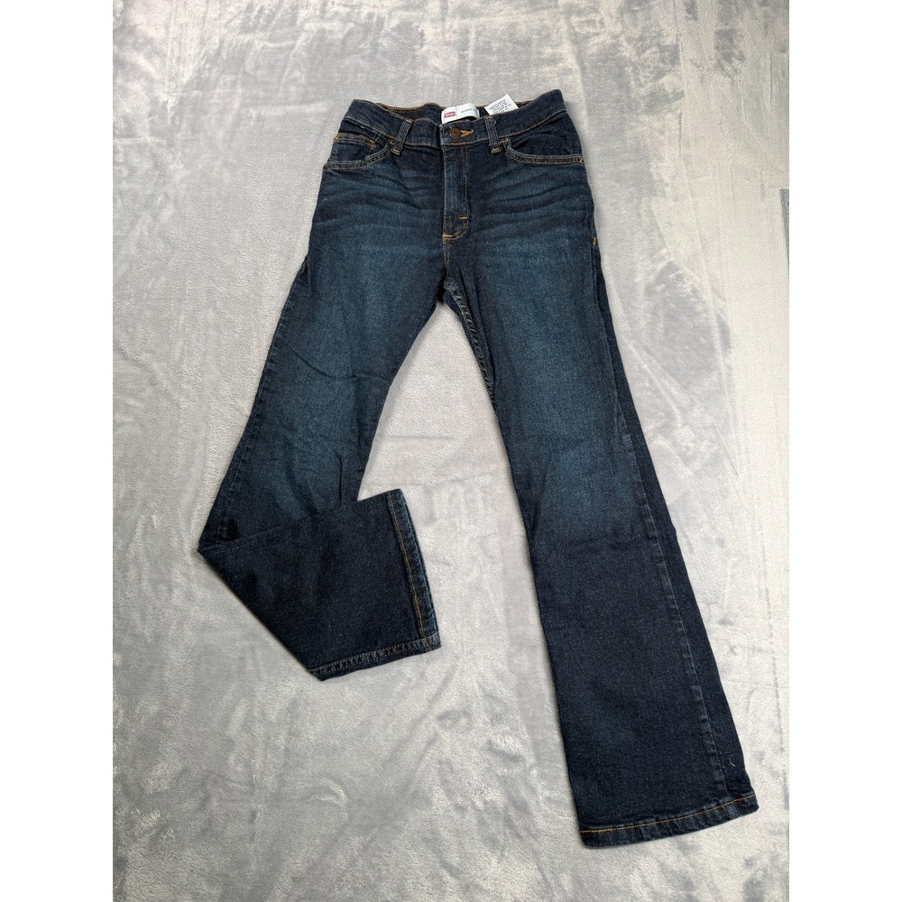 Wrangler Classic Bootcut Jeans Women's 14 Blue Denim Premium Slim Fit Mid Rise
